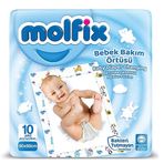 Molfix 5x10 Adet Bebek Bakım Alt Açma Örtüsü