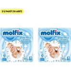 Molfix Bebek Bakım Örtüsü 60x60 cm Unisex Kullanıma Uygun 10 Adet 2'li Paket