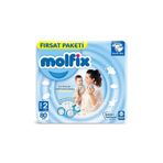 Molfix Bebek Bezi 2 Beden Mini, 3-6 kg, 80'li, Bantlı Bez