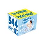 Molfix Bebek Bezi Beden 3, 4-9 kg, Midi, 544 Adet, Dev Ekonomik Fırsat Paketi
