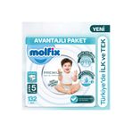 Molfix Bebek Bezi Beden 5, 11-18 kg, Junior, 300 Adet, Mega Paket