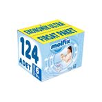 Molfix Bebek Bezi Beden 6, 15+ Kg, Extra Large, 124 Adet, Ekonomik Ultra Fırsat Paketi