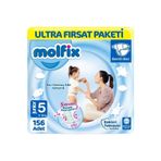 Molfix Bebek Bezi Ultra Fırsat Paketi Junior 5 No, 11-18 kg, 156 Adet