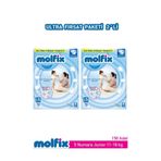 Molfix Bebek Bezi Ultra Fırsat Paketi Junior 5 Numara, 11-18 kg, 156 Adet (2x78)