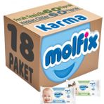 Molfix Ferah Temizlik 9x60 Hassas Cilt 9x60 Karma 18'li Set Islak Mendil