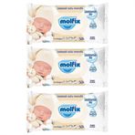 Molfix İzotonik Yenidoğan Islak Mendil 3x50li Molfix