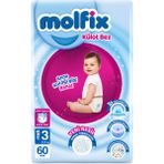 Molfix Külot Bebek Bezi 3 Beden Midi 6-11 kg Jumbo 60 Adet Anne Kucağı Gibi Rahat
