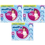 Molfix Külot Bebek Bezi 6 Beden 15+ KG Extra Large 114 Adet Aylık Fırsat Pk