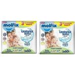 Molfix Losyonlu 3x60'lı 2 Adet Bebek Islak Mendili