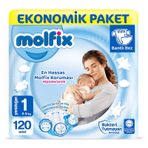 Molfix No:1 Yenidoğan 120 Adet Bebek Bezi