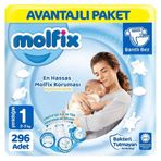 Molfix No:1 Yenidoğan 296 Adet Bebek Bezi