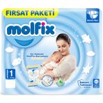 Molfix No:1 Yenidoğan Bebek Bezi