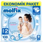 Molfix No:2 Mini 108 Adet Bebek Bezi
