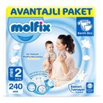 Molfix No:2 Mini 240 Adet Bebek Bezi