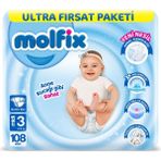 Molfix No:3 Midi 108 Adet Bebek Bezi