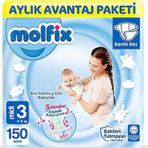 Molfix No:3 Midi 150 Adet Bebek Bezi