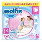 Molfix No:4 Maxi 152 Adet Külot Bebek Bezi