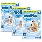 Molfix No:4 Maxi 408 Adet Bebek Bezi