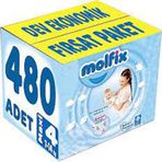 Molfix No:4 Maxi 480 Adet Bebek Bezi