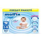 Molfix No:4 Maxi 80 Adet Bebek Bezi