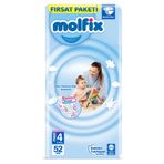 Molfix No:4+ Maxi Plus 52 Adet Bebek Bezi