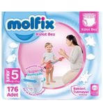 Molfix No:5 Junior 176 Adet Külot Bebek Bezi