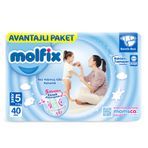 Molfix No:5 Junior 40 Adet Bebek Bezi