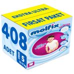 Molfix No:5 Junior 408 Adet Külot Bebek Bezi