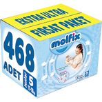 Molfix No:5 Junior 468 Adet Bebek Bezi