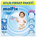 Molfix No:6 XLarge 104 Adet Bebek Bezi
