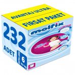 Molfix No:6 XLarge 232 Adet Külot Bebek Bezi