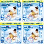 Molfix No:6 XLarge 400 Adet Bebek Bezi