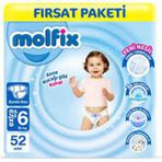 Molfix No:6 XLarge 52 Adet Bebek Bezi