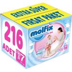 Molfix No:7 XXLarge 216 Adet Külot Bebek Bezi