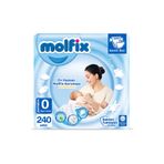 Molfix Prematüre 0 Beden Bebek Bezi, 240 Adet