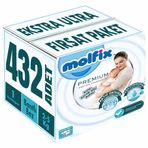 Molfix Premium No:1 Yenidoğan 432 Adet Bebek Bezi
