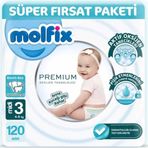 Molfix Premium No:3 Midi 120 Adet Bebek Bezi