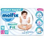 Molfix Premium Smart Fit No:5 Junior 42 Adet Bebek Bezi