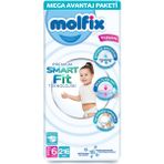 Molfix Premium Smart Fit No:6 XLarge 216 Adet Bebek Bezi