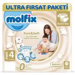 Molfix Pure Soft No:4 Maxi Bebek Bezi