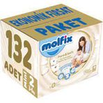 Molfix Pure&Soft No:2 Mini 132 Adet Bebek Bezi
