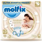 Molfix Pure&Soft No:3 Midi 98 Adet Bebek Bezi