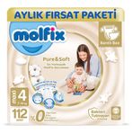 Molfix Pure&Soft No:4 Maxi 112 Adet Bebek Bezi