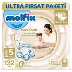 Molfix Pure&Soft No:5 Junior 132 Adet Bebek Bezi