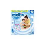 Molfix Ultra Maxi Bebek Bezi, 100'lü Paket, 7-14 kg