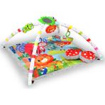 Moli Sesli ve Işıklı Eğlence Ormanı Aktivite ve Oyun Halısı - 80 x 80 cm - Renkli