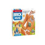 Moli Toys Brick House Minyatür Inşaat Seti 400 Tuğla 250 Kremit 250 Parke Taşı Meral Spatula Harç