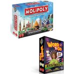 Moli Toys Molipoly - Emlak Ticareti Oyunu + Word To Go Xl - Tabu Xl Benzeri 2li Süper Set