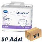 Molicare Pants 8 Damla Large 80 Adet Emici Külot Hasta Bezi
