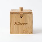 Molino Bambu Kare Kaşıklı Baharatlık 10x10 cm MLN-30458